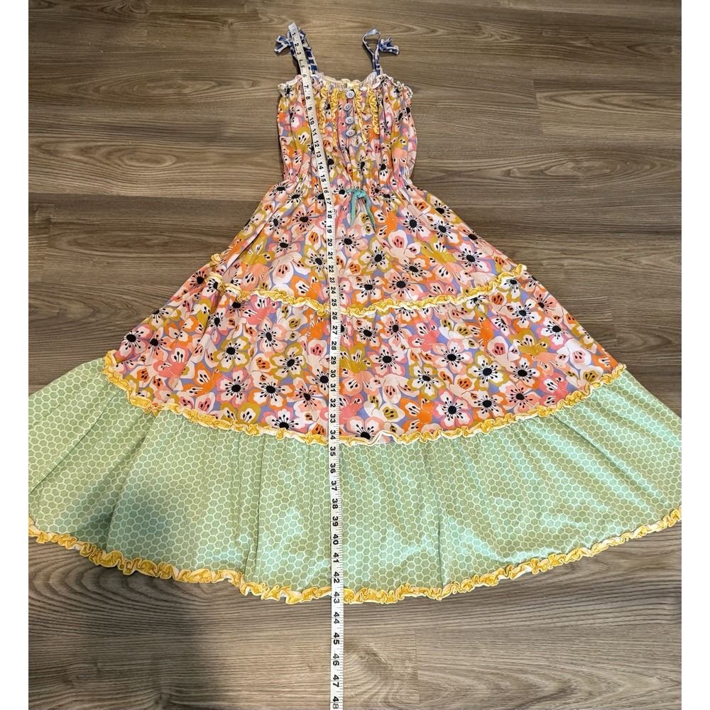 Matilda Jane Tell Me More Floral Maxi Dress The Adventure Begins Girls size 8 - Picture 12 of 15